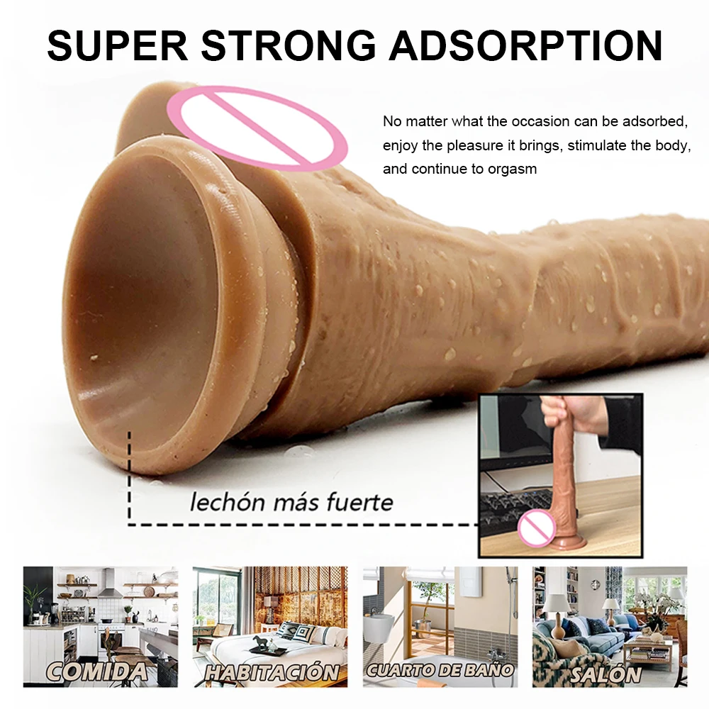 Big Vibrator Dildo for Women Heating Thrusting Realistic Penis Sex Toys Artificial Rubber Dick Adult Toys Soft Dildos Vibrators
