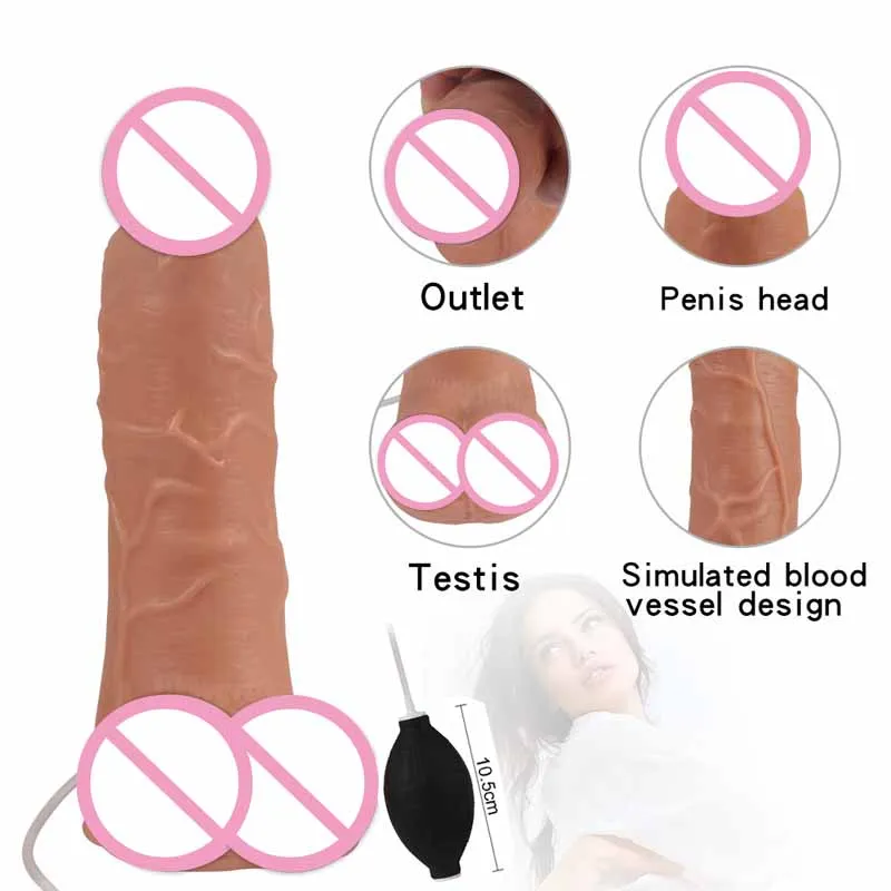 Ejaculating Realistic Spray Water Penis with Suction Cup for Women Big Dick Dildo Vagina Massager Masturbation Lesbain Sex Toy Ejaculating Realistic Spray Water Penis with Suction Cup for Women Big Dick Dildo Vagina Massager Masturbation Lesbain Sex Toy