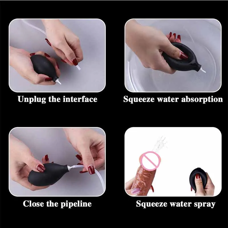 Ejaculating Realistic Spray Water Penis with Suction Cup for Women Big Dick Dildo Vagina Massager Masturbation Lesbain Sex Toy Ejaculating Realistic Spray Water Penis with Suction Cup for Women Big Dick Dildo Vagina Massager Masturbation Lesbain Sex Toy