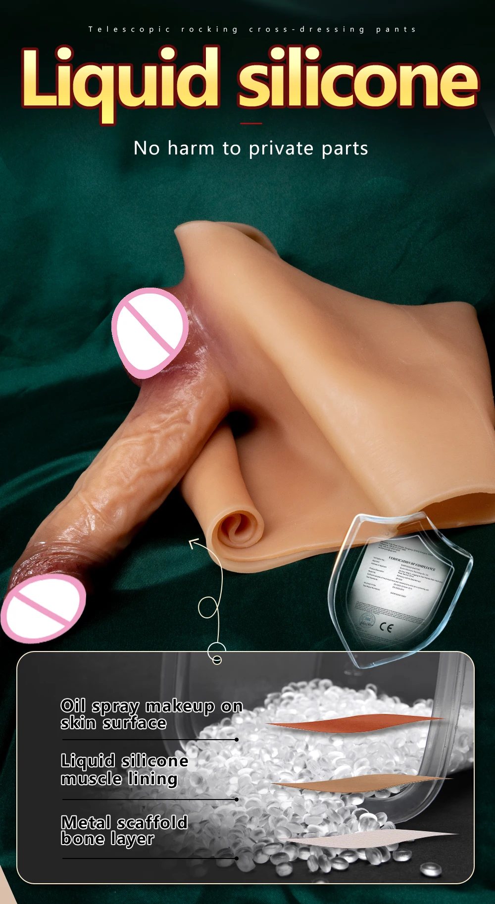 Electric Telescopic Swing Strap On Dildo Realistic Pants Penis Big Dick for Women Lesbian Adult Sex Toys Heating Wearable Dildo