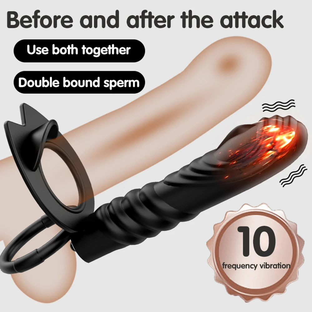 10 Frequency Double Penetration Anal Plug Dildo Vibrator Butt Plug Strap On Penis Vagina Vibrator Adult Sex Toys For Men Couples 10 Frequency Double Penetration Anal Plug Dildo Vibrator Butt Plug Strap On Penis Vagina Vibrator Adult Sex Toys For Men Couples
