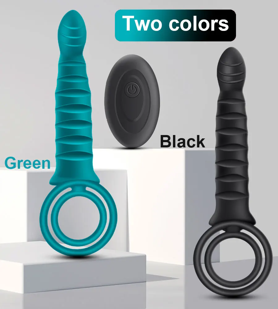  Double Penetration Dildo Vibrator Strap On Penis Anal Butt Plug Vibrator for Men Wireless Remote Adult Sex Toy For Couples