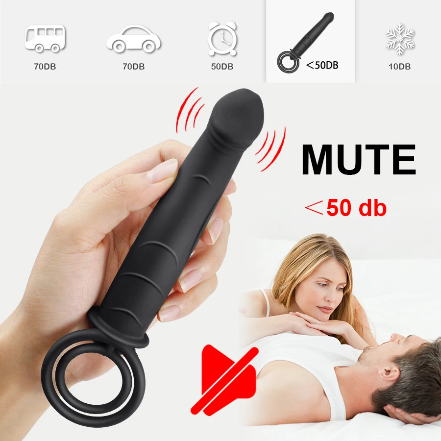 FLXUR Double Penetration Vibrator Sex Toys For Couples Strapon Dildo Vibrator Strap On Penis Sex Toys For Women Man