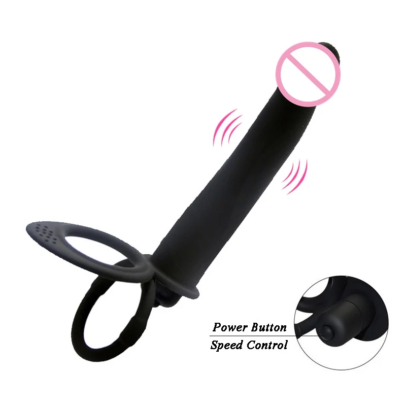 Double Penetration Penis Strapon Dildo Sex Toys For Women 10 Speed Vibrators Man Strap Anal Beads Plug Adult G Spot Massager