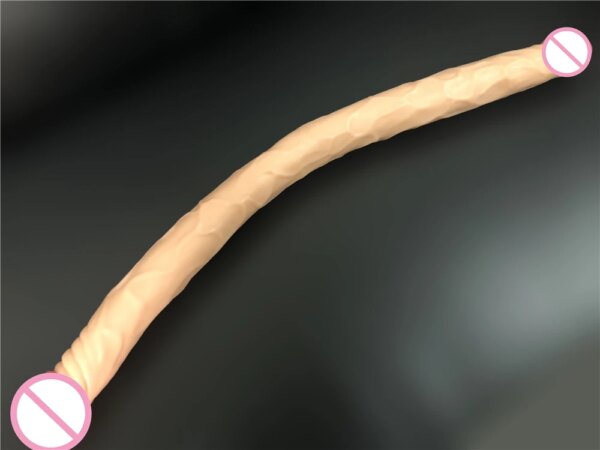L 55cm / 21.56 inch Super long Dildo for Lesbian Double Penis Sex Products Double Dildos Long Consoladores Sex Toys for Woman