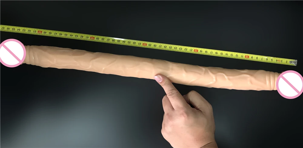 L 55cm / 21.56 inch Super long Dildo for Lesbian Double Penis Sex Products Double Dildos Long Consoladores Sex Toys for Woman