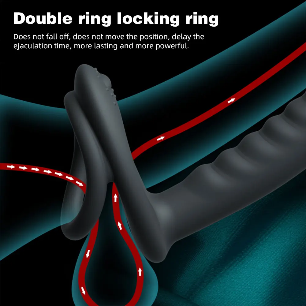 10 Speeds Vibrator Strap Double Penetration Anal Plug Butt Plug Vibrator for Men Strap on Penis Vagina Plug Sex Toys for Couples 10 Speeds Vibrator Strap Double Penetration Anal Plug Butt Plug Vibrator for Men Strap on Penis Vagina Plug Sex Toys for Couples