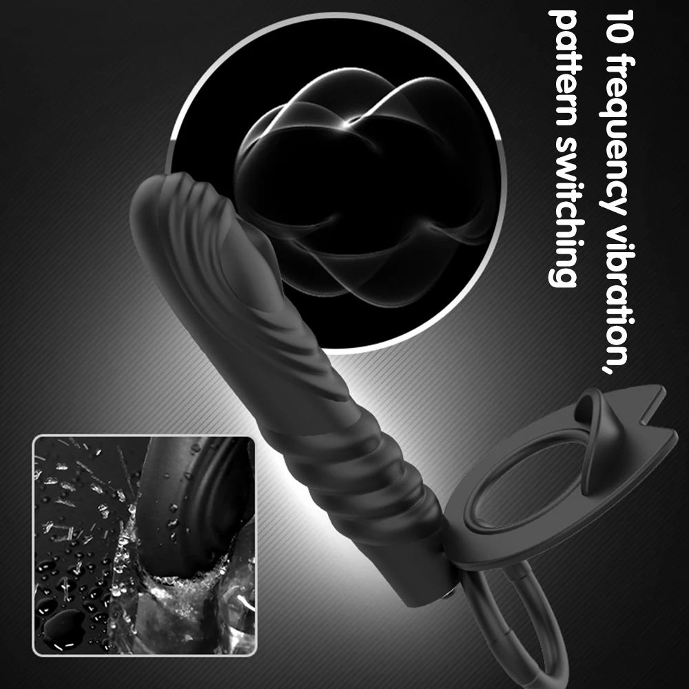10 Frequency Double Penetration Anal Plug Dildo Vibrator Butt Plug Strap On Penis Vagina Vibrator Adult Sex Toys For Men Couples 10 Frequency Double Penetration Anal Plug Dildo Vibrator Butt Plug Strap On Penis Vagina Vibrator Adult Sex Toys For Men Couples