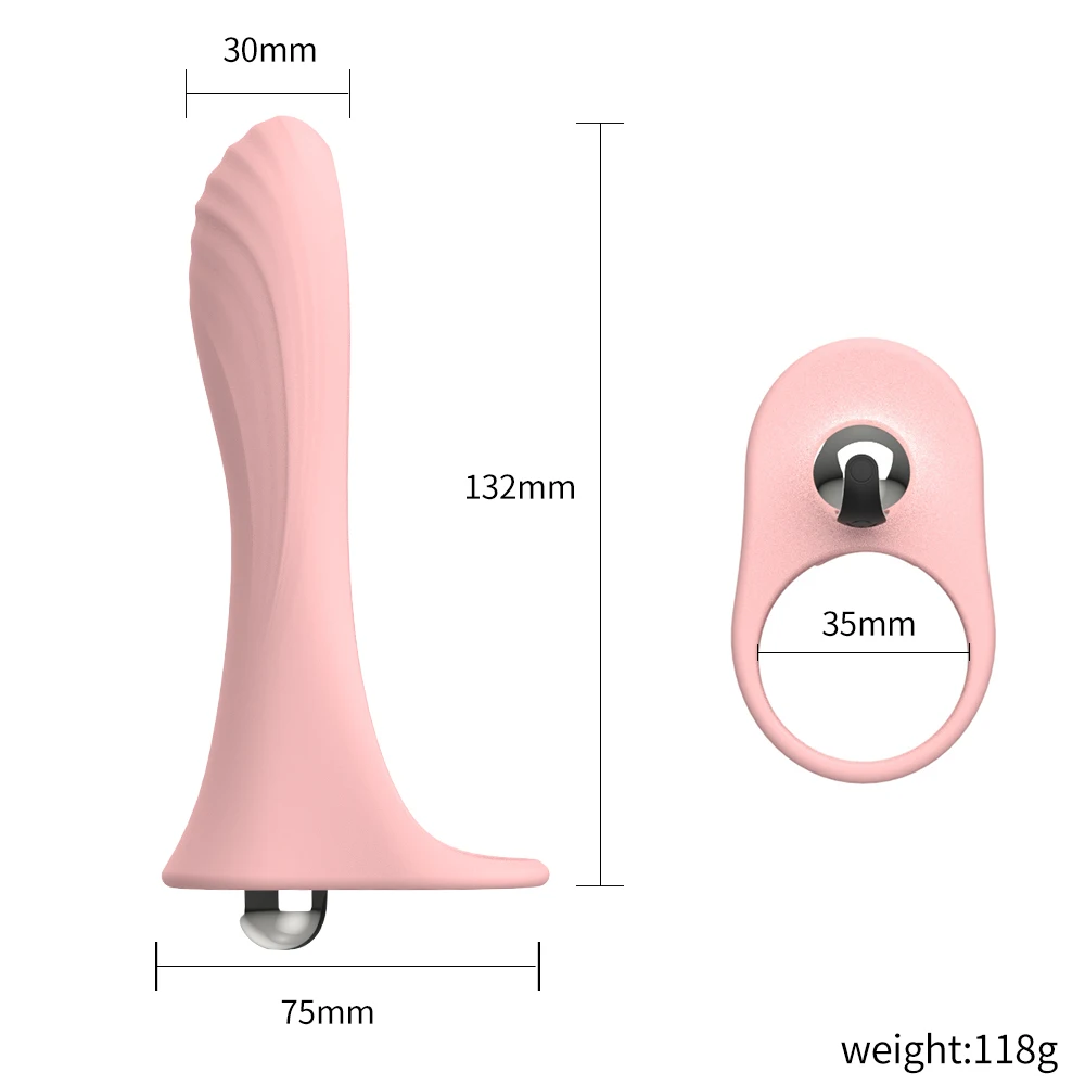 Sex Toys for Couples Wireless Double Penetration Remote Control Strap on Vibrators for Men Strap on Anal Butt Plug Dildo Adult