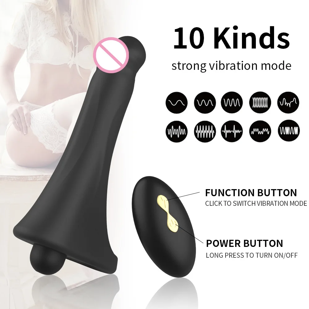 Sex Toys for Couples Wireless Double Penetration Remote Control Strap on Vibrators for Men Strap on Anal Butt Plug Dildo Adult