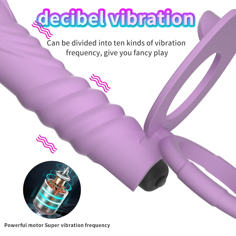 Double Penetration Dildo Vibrator Anal Plug Strap On Dildo With Ring Penis For Woman Men Couples Lesbian Masturbator Adult Game Double Penetration Dildo Vibrator Anal Plug Strap On Dildo With Ring Penis For Woman Men Couples Lesbian Masturbator Adult Game