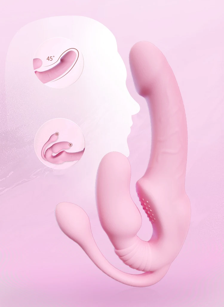 Wireless Female Silicone Dildo Vibrator For Women Strap-on Double Penetration Lesbian G Spot Vaginal Erotic Adult Couple Toys Wireless Female Silicone Dildo Vibrator For Women Strap-on Double Penetration Lesbian G Spot Vaginal Erotic Adult Couple Toys