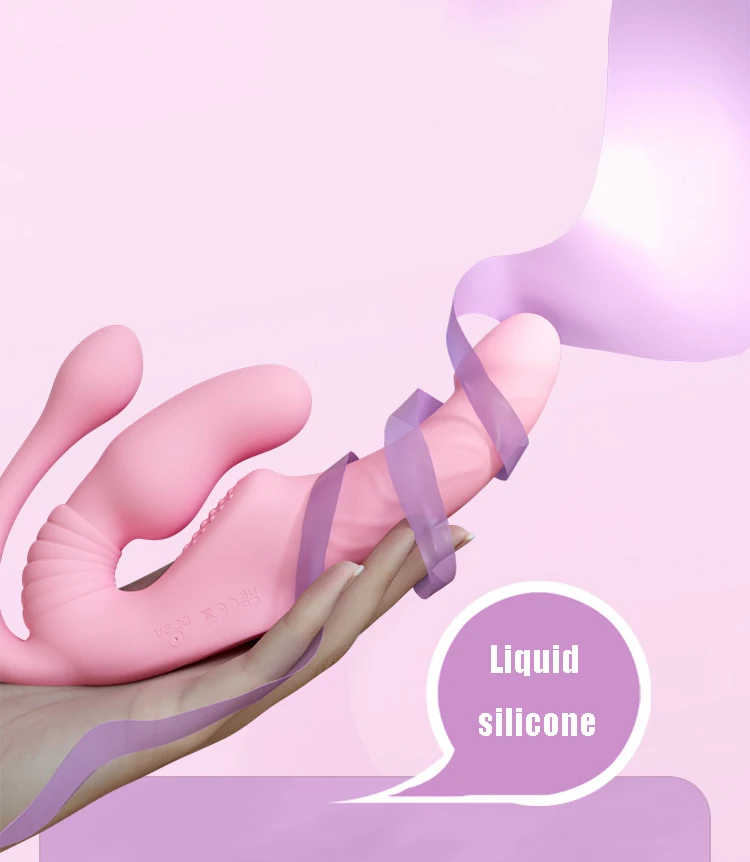 Wireless Female Silicone Dildo Vibrator For Women Strap-on Double Penetration Lesbian G Spot Vaginal Erotic Adult Couple Toys Wireless Female Silicone Dildo Vibrator For Women Strap-on Double Penetration Lesbian G Spot Vaginal Erotic Adult Couple Toys