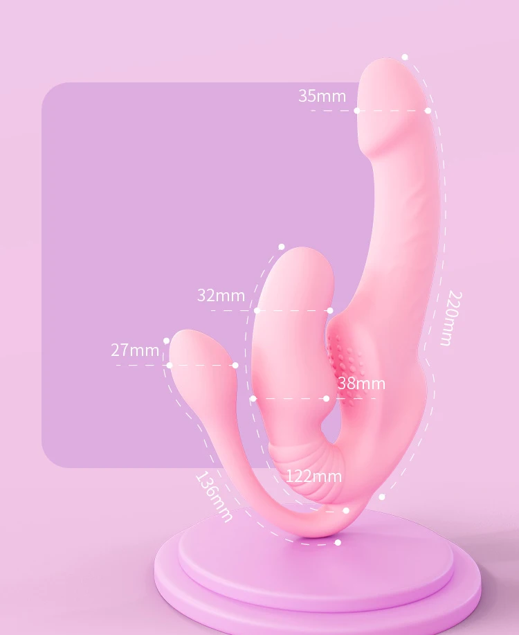 Wireless Female Silicone Dildo Vibrator For Women Strap-on Double Penetration Lesbian G Spot Vaginal Erotic Adult Couple Toys Wireless Female Silicone Dildo Vibrator For Women Strap-on Double Penetration Lesbian G Spot Vaginal Erotic Adult Couple Toys