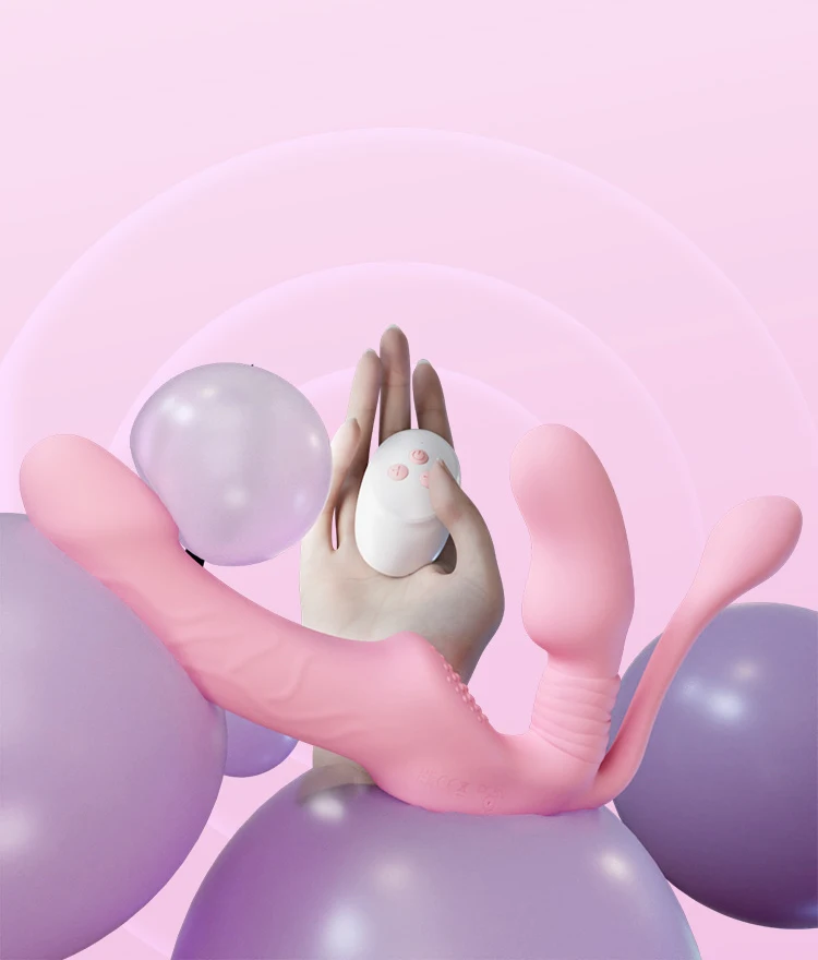 Wireless Female Silicone Dildo Vibrator For Women Strap-on Double Penetration Lesbian G Spot Vaginal Erotic Adult Couple Toys Wireless Female Silicone Dildo Vibrator For Women Strap-on Double Penetration Lesbian G Spot Vaginal Erotic Adult Couple Toys