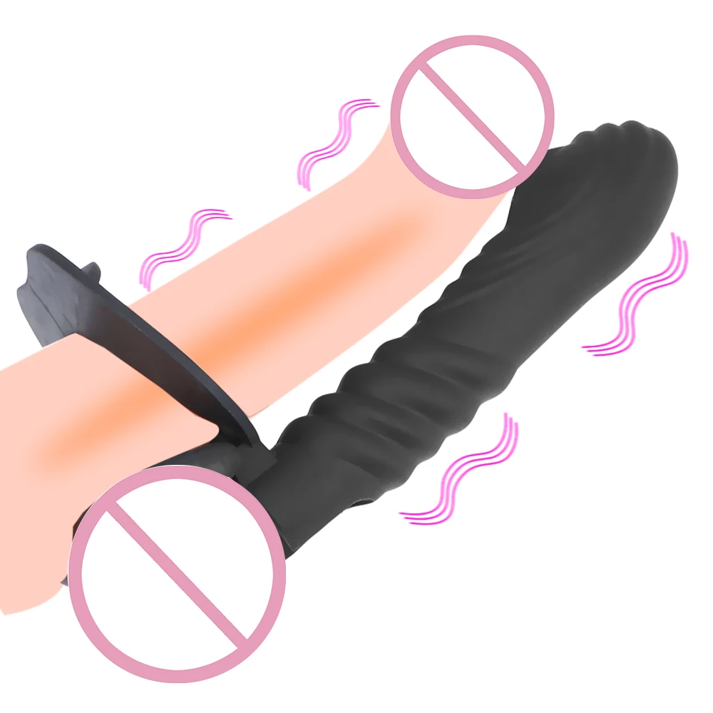 Strap On Dick Penis Dildo Butt Plug Vibrator Vagina Plug Stimulator Massager Double Penetration Anal Plug Sex Toys For Couples