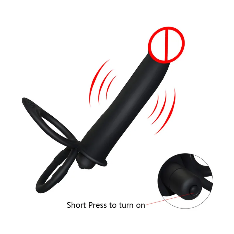 Double Penetration Anal Plug Dildo Butt Plug Vibrator For Men Women Strap On Penis Vagina Plugs Adult Sex Toys For Couples 18+