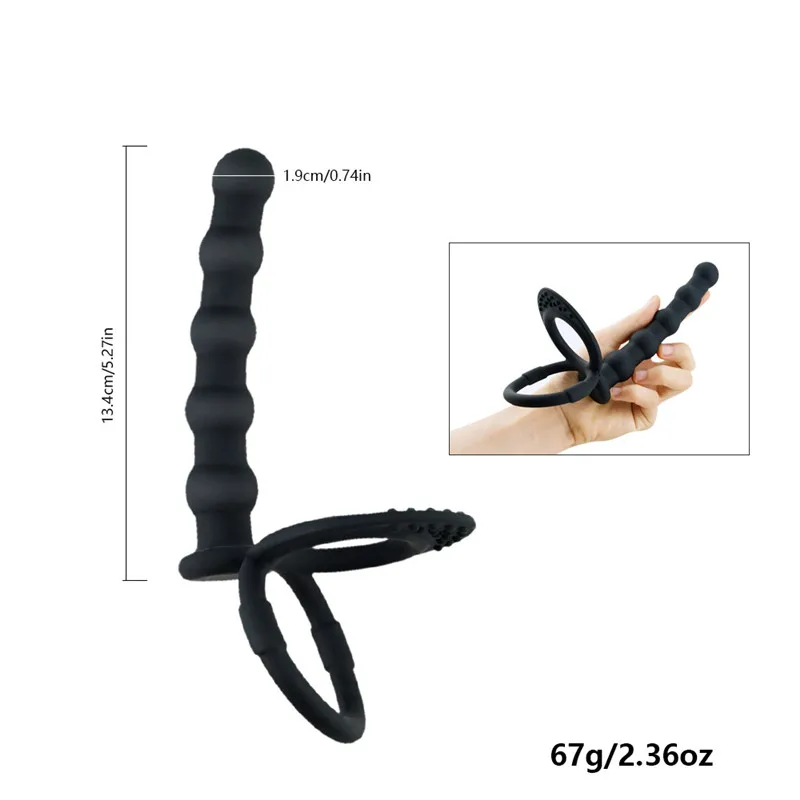 Double Penetration Dildo Butt Plug Ring Massager Prostate For Men Penis G-Spot Stimulate Clitoris Vibrator Sex Toys For Women 18 Double Penetration Dildo Butt Plug Ring Massager Prostate For Men Penis G-Spot Stimulate Clitoris Vibrator Sex Toys For Women 18