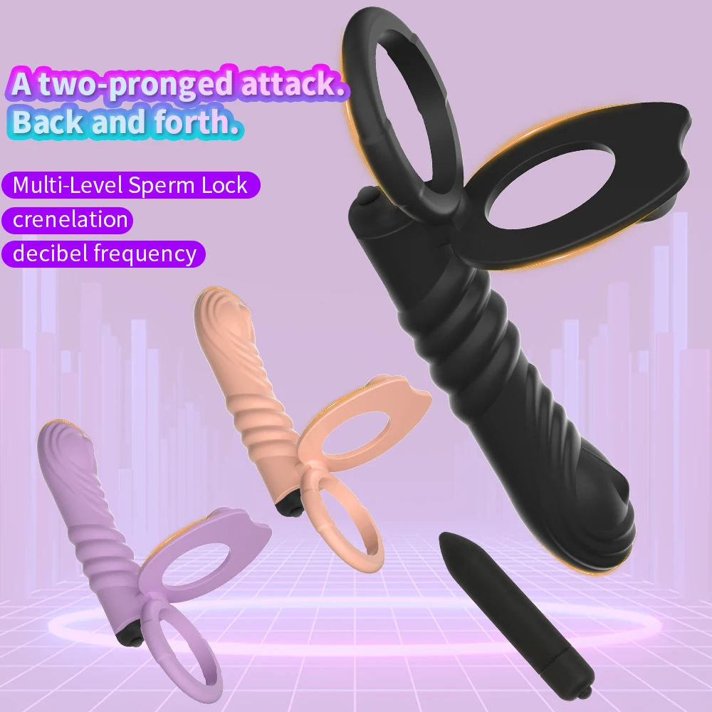 Double Penetration Dildo Vibrator Anal Plug Strap On Dildo With Ring Penis For Woman Men Couples Lesbian Masturbator Adult Game Double Penetration Dildo Vibrator Anal Plug Strap On Dildo With Ring Penis For Woman Men Couples Lesbian Masturbator Adult Game