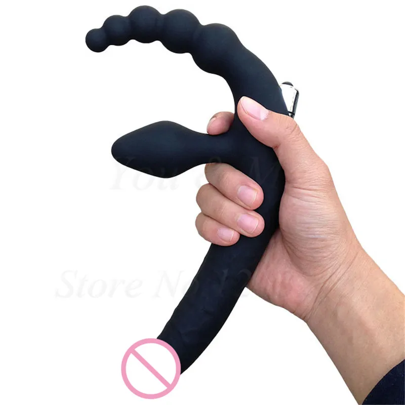 Double Penetration Strapon Dildo Vibrator Couples Vibrating Faloimitator Anal Beads Butt Plug Adults Sex Toys For Woman Lesbian Double Penetration Strapon Dildo Vibrator Couples Vibrating Faloimitator Anal Beads Butt Plug Adults Sex Toys For Woman Lesbian