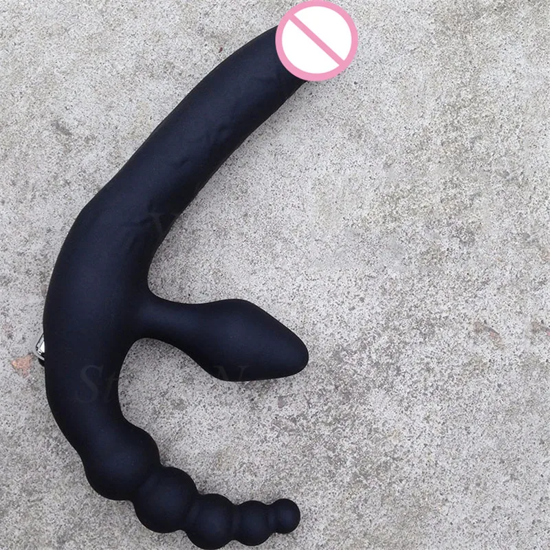 Double Penetration Strapon Dildo Vibrator Couples Vibrating Faloimitator Anal Beads Butt Plug Adults Sex Toys For Woman Lesbian Double Penetration Strapon Dildo Vibrator Couples Vibrating Faloimitator Anal Beads Butt Plug Adults Sex Toys For Woman Lesbian