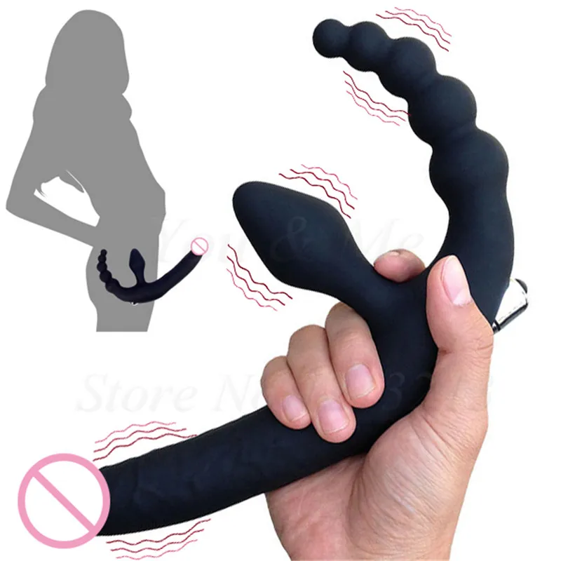 Double Penetration Strapon Dildo Vibrator Couples Vibrating Faloimitator Anal Beads Butt Plug Adults Sex Toys For Woman Lesbian Double Penetration Strapon Dildo Vibrator Couples Vibrating Faloimitator Anal Beads Butt Plug Adults Sex Toys For Woman Lesbian
