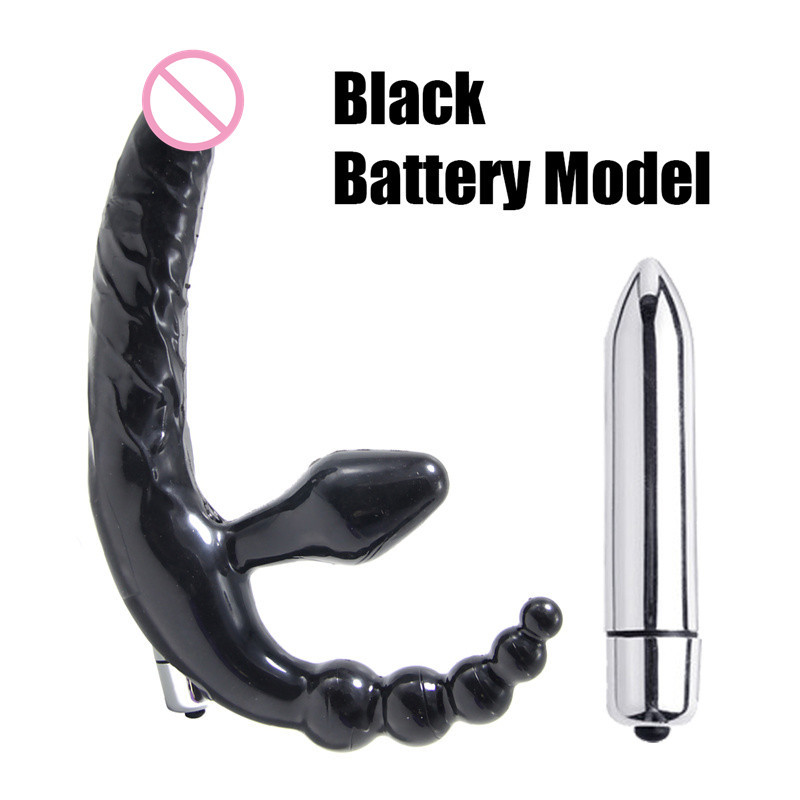 Double Vibrator Lesbian Anal Dual Ended Vibrating Strapless Dildo Lesbian Sex Toys Double Penetration Anal Plug G Spot Vibrator Double Vibrator Lesbian Anal Dual Ended Vibrating Strapless Dildo Lesbian Sex Toys Double Penetration Anal Plug G Spot Vibrator