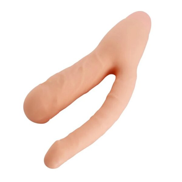 Full Silicone Double Dildo Vibrator Anal Sex Toys for Women Vagina+Anal Vibrator Dual Penetration Stimulation Sex Toys for Women