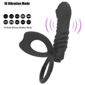 Double Penetration Anal Plug Bullet Vibrator Strap On Dick PenisSex Toys For Couples Dildo Butt Plug Vibrator Strap Vagina Plug