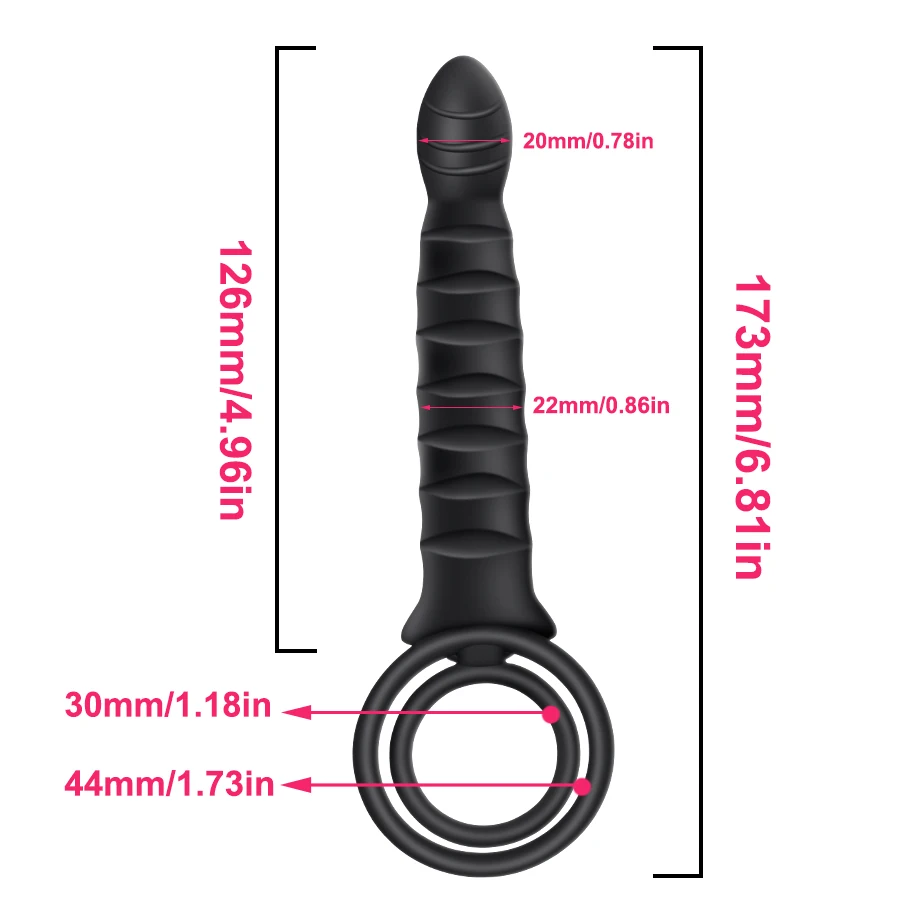 10 Modes Double Penetration Vibrator anal plug Sex Toys for Couples Strapon Dildo Vibrator Strap on Penis Sex Toys for Women Man