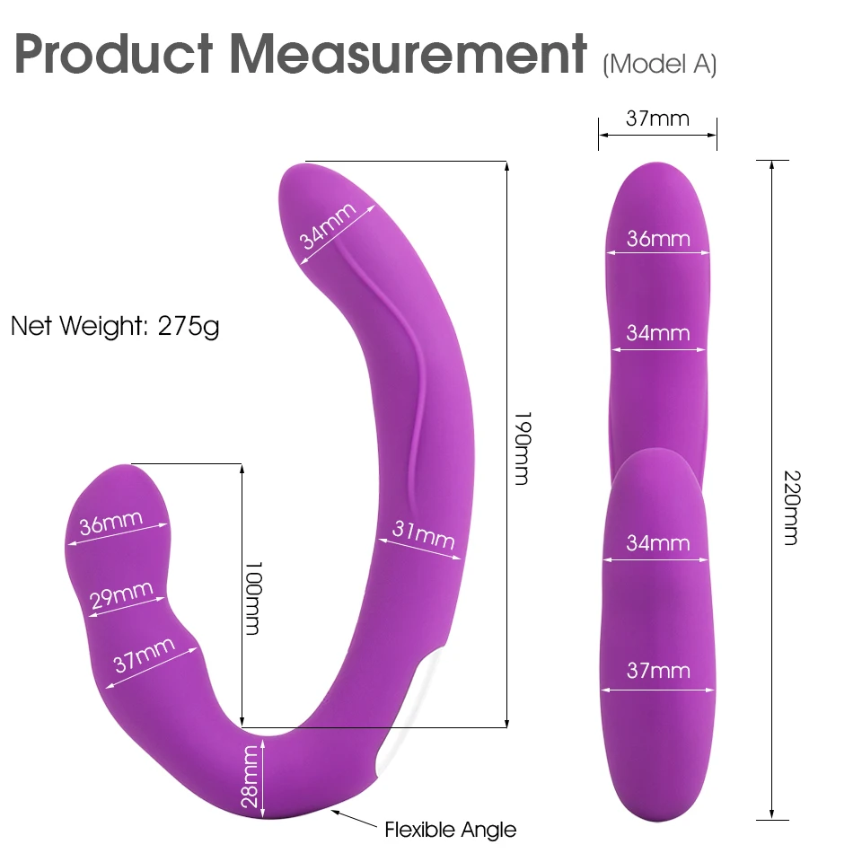 Erotic Strapless Strapon Dildo Wireless Lesbian Double Penetration Remote Vibrator Sex Toys For Woman Toys For Adults Sex Shop