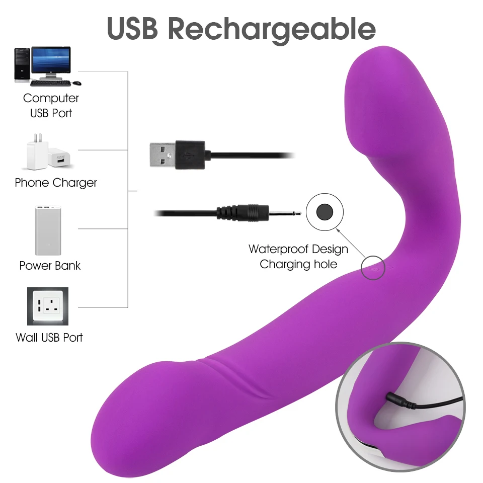Erotic Strapless Strapon Dildo Wireless Lesbian Double Penetration Remote Vibrator Sex Toys For Woman Toys For Adults Sex Shop