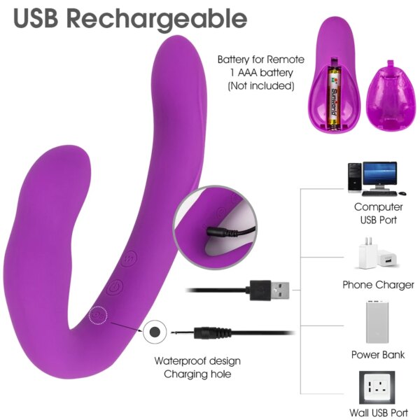 Erotic Strapless Strapon Dildo Wireless Lesbian Double Penetration Remote Vibrator Sex Toys For Woman Toys For Adults Sex Shop