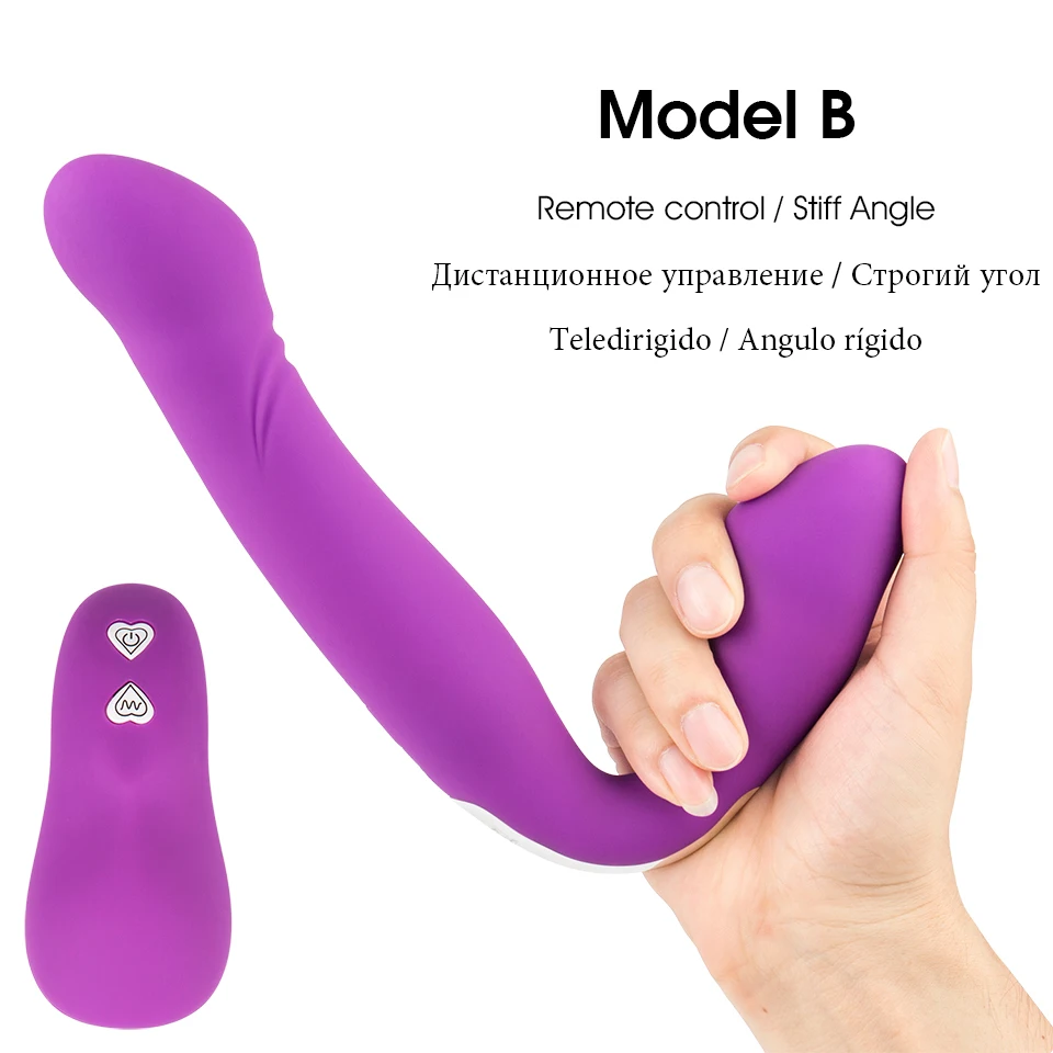 Erotic Strapless Strapon Dildo Wireless Lesbian Double Penetration Remote Vibrator Sex Toys For Woman Toys For Adults Sex Shop