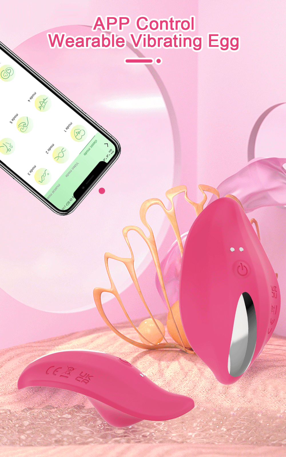 Bluetooth APP Vibrator Female Wireless Remote Control Wearable Vibrating Egg Clitoris Stimulator Sex Toys for Women Couples Bluetooth APP Vibrator Female Wireless Remote Control Wearable Vibrating Egg Clitoris Stimulator Sex Toys for Women Couples