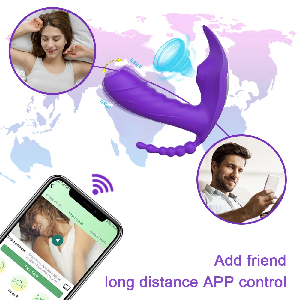 Wireless Remote Control Clit Sucker Vibrator Female Bluetooth APP Clitoris Stimulator Vibrating Dildo Sex Toy for Women Couples Wireless Remote Control Clit Sucker Vibrator Female Bluetooth APP Clitoris Stimulator Vibrating Dildo Sex Toy for Women Couples