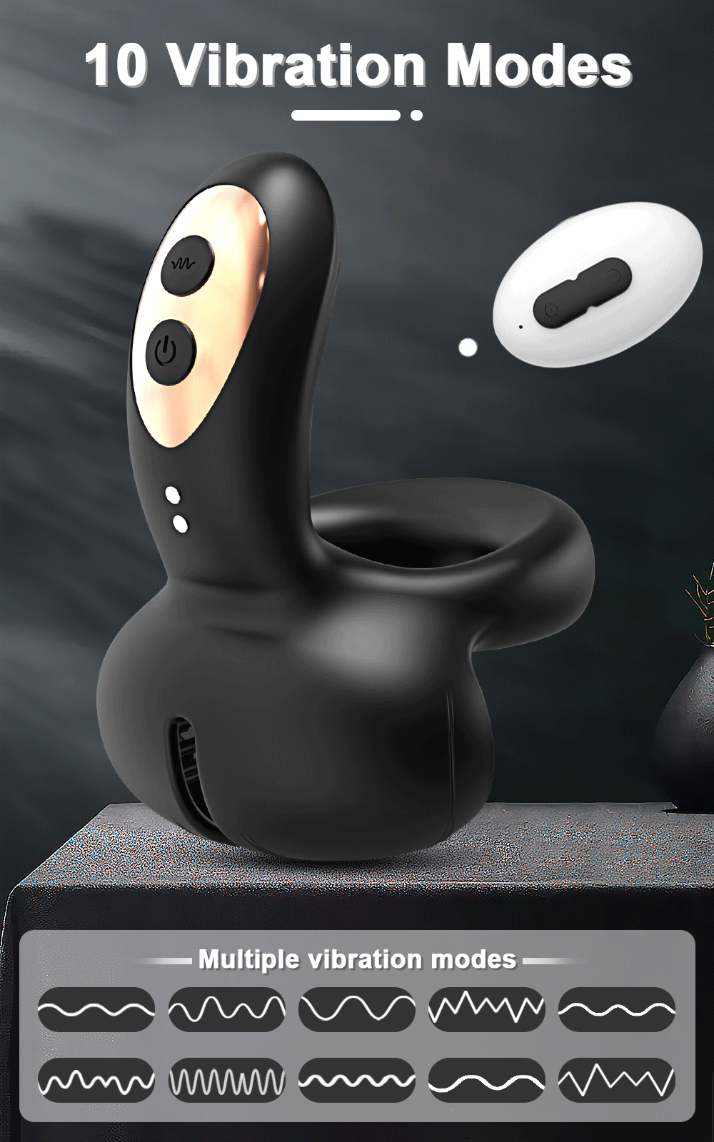 Penis Vibrator for Men Remote Control Cock Ring Ejaculation Delay Testicles Perineum Stimulator Sex Toy for Couples Game Penis Vibrator for Men Remote Control Cock Ring Ejaculation Delay Testicles Perineum Stimulator Sex Toy for Couples Game