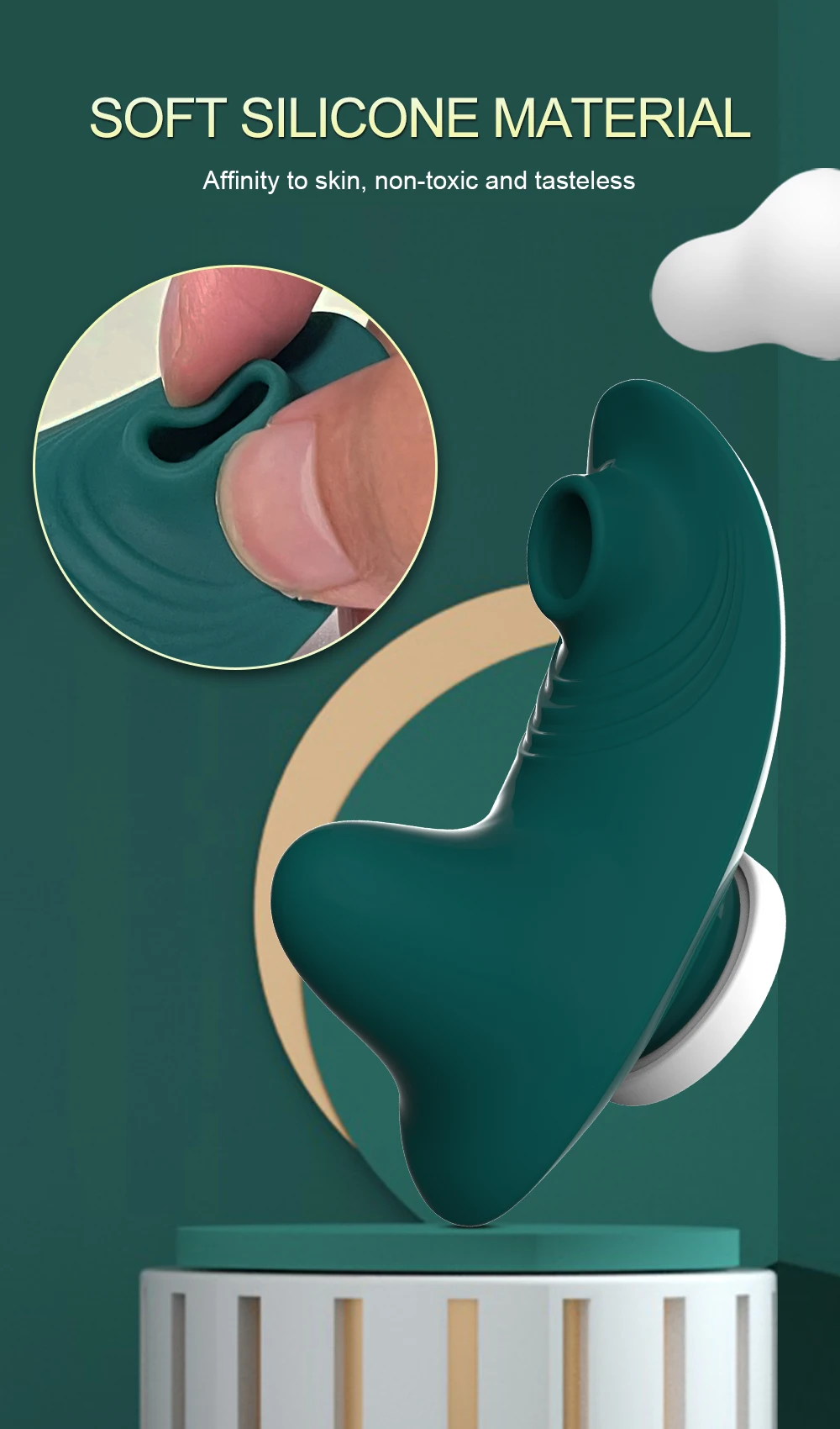 Wearable Mini Vibrator For Women Clitoris Sucker App Bluetooth Remote Control Vibro On Sexy Panties Adults Sex Toys Stimulator
