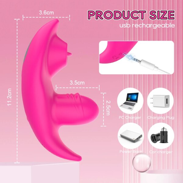 Wear MiniVibrator For Women Panties Clitoris Lick Stimulator App Bluetooth Remote Control Vibrators For Female Adults Sex Toys