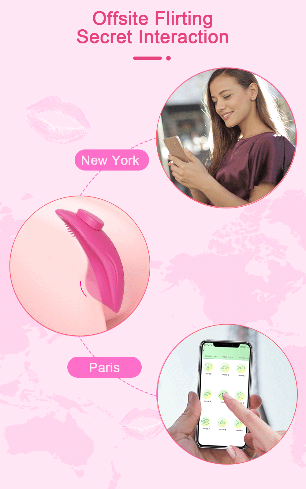 Wearable Bluetooth APP Vibrator for Women Wireless Remote Control Vibrating Egg Clitoris Stimulator Female Sex Toys for Couples Wearable Bluetooth APP Vibrator for Women Wireless Remote Control Vibrating Egg Clitoris Stimulator Female Sex Toys for Couples
