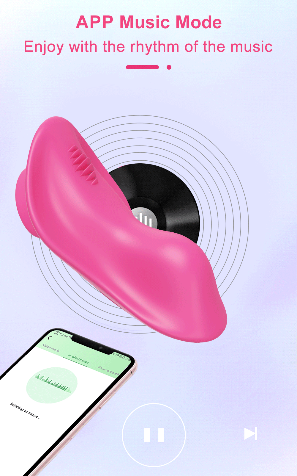 Wearable Bluetooth APP Vibrator for Women Wireless Remote Control Vibrating Egg Clitoris Stimulator Female Sex Toys for Couples
