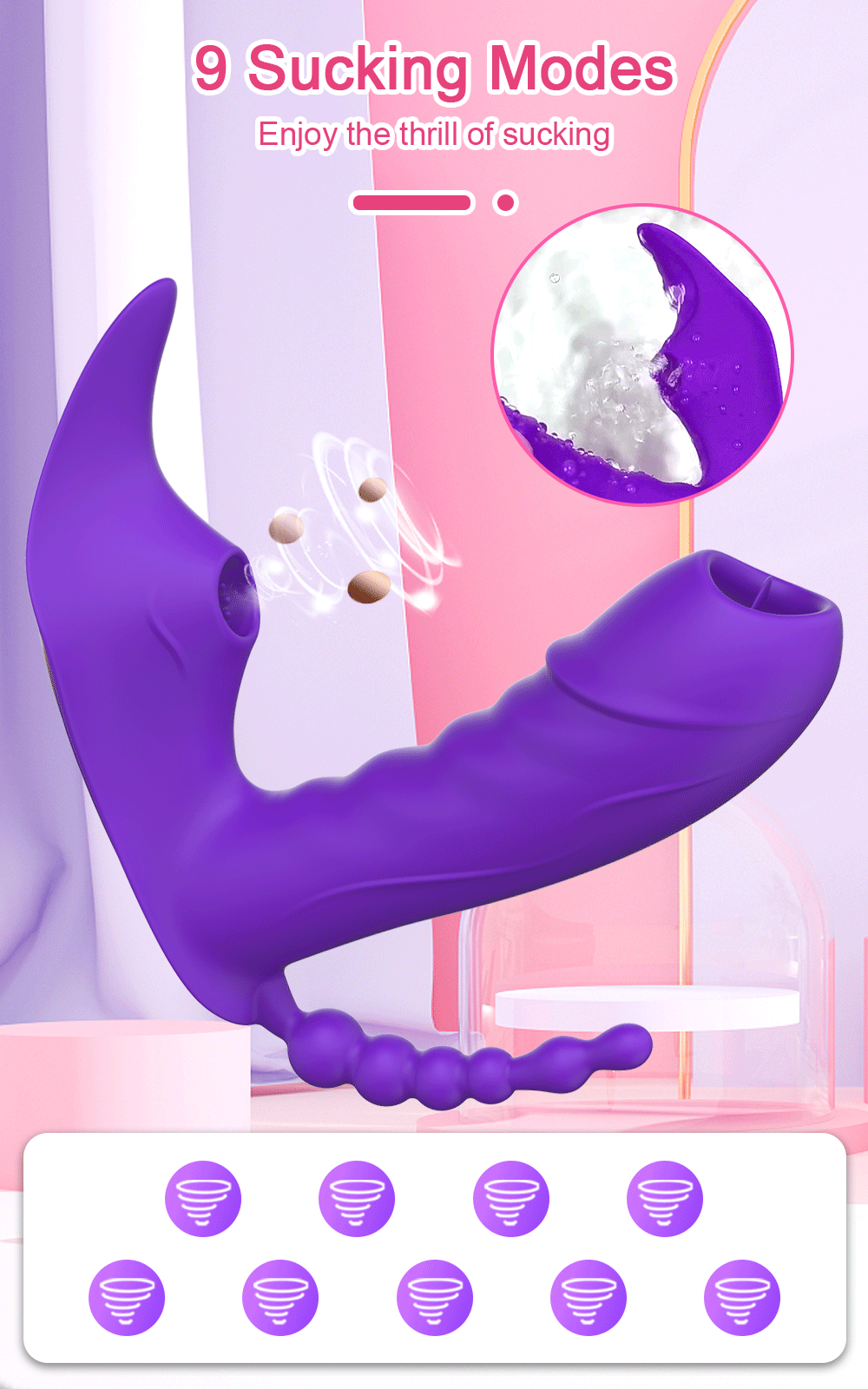 3 in 1 Bluetooth APP Dildo Vibrator Female Wireless Remote Control Sucker Clitoris Stimulator Sex Toys for Women Couple Adult 18