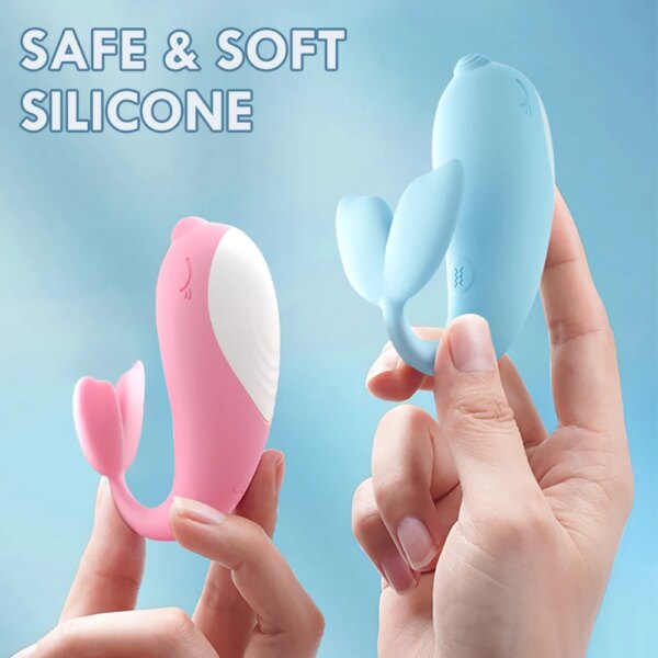 Wireless Bluetooth Vibrator For Women G Point Vibrator App Remote Control Wearable Vibrating Egg Clit Female Panties Sex Toys