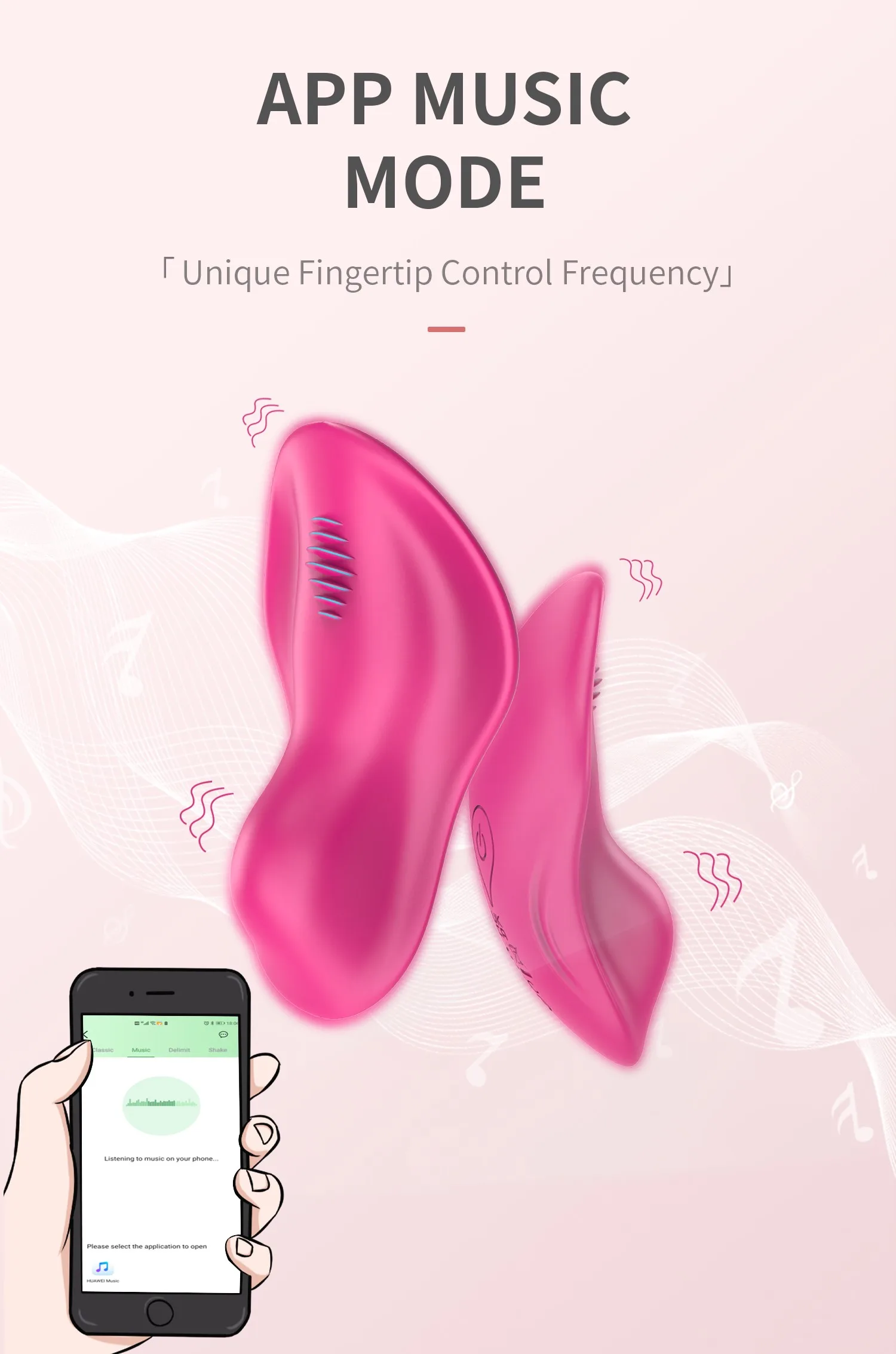Bluetooth APP Wearable Mini Vibrator Female Clitoral Stimulator Remote Control Panties Vibrating Adult Sex Toy for Women Couples