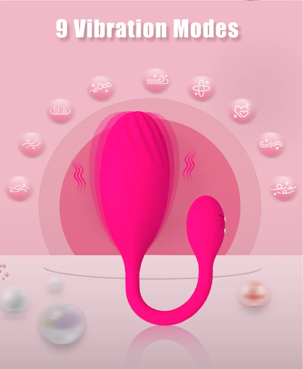 App Control Egg Vibrators For Women Wearable Vibrating G Spot Dildo Vaginal Kegel Ball Vibrator Phone Remote Sex Toys Femme