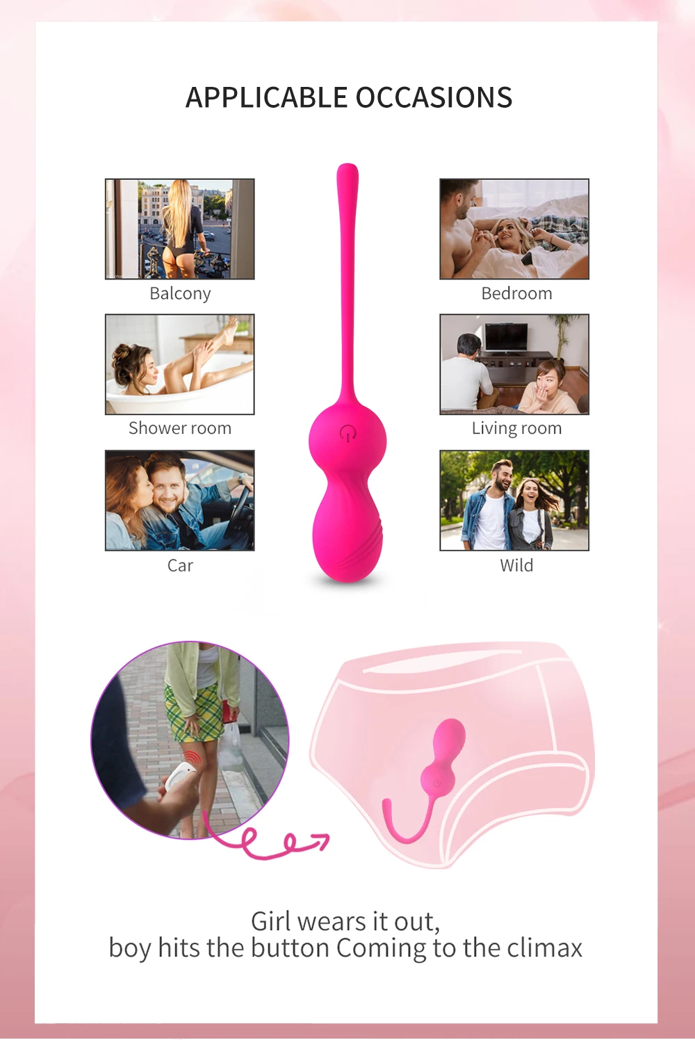 App Control Egg Vibrators For Women Wearable Vibrating G Spot Dildo Vaginal Kegel Ball Vibrator Phone Remote Sex Toys Femme