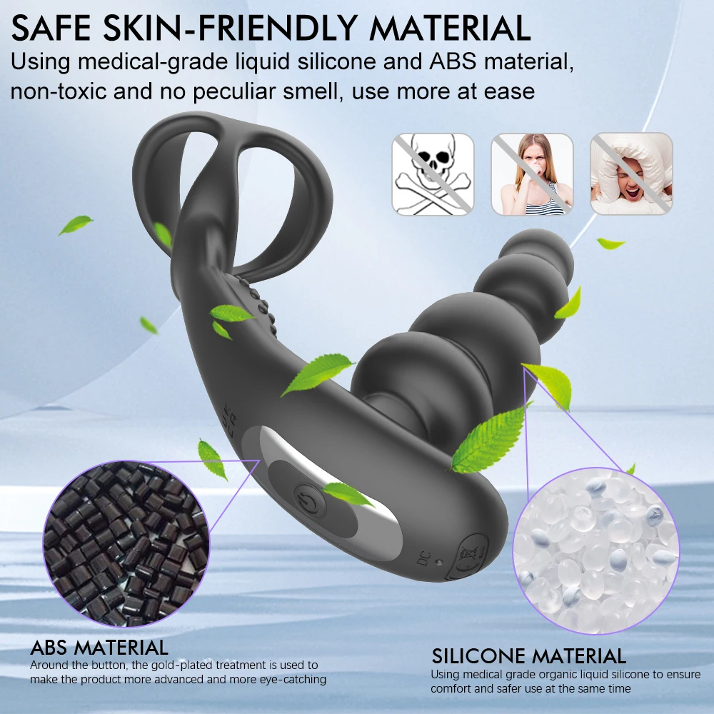 Male Thrusting Prostate Massager Bluetooth APP Vibrator for Men Wireless Remote Control Anal Plug Silicone Man Vibration Sex Toy