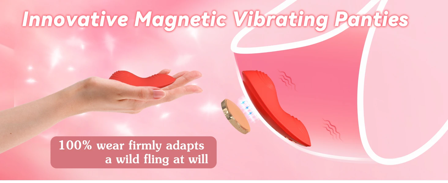 Wearable Panty Vibrator for Women Clitoris Stimulator Wireless App Remote Control G Spot Mini Magnetic Clip Public Play Sex Toys Wearable Panty Vibrator for Women Clitoris Stimulator Wireless App Remote Control G Spot Mini Magnetic Clip Public Play Sex Toys