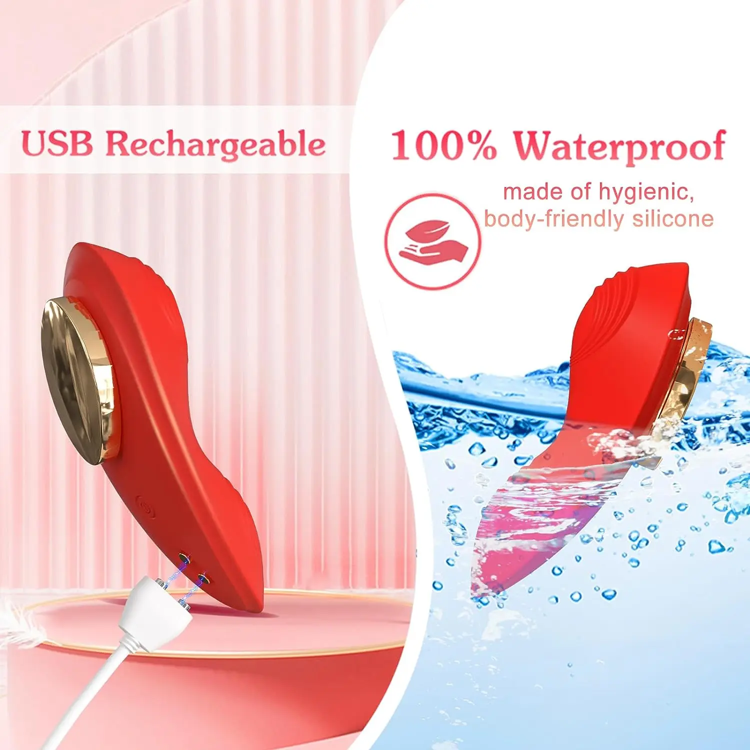 Wearable Panty Vibrator for Women Clitoris Stimulator Wireless App Remote Control G Spot Mini Magnetic Clip Public Play Sex Toys Wearable Panty Vibrator for Women Clitoris Stimulator Wireless App Remote Control G Spot Mini Magnetic Clip Public Play Sex Toys