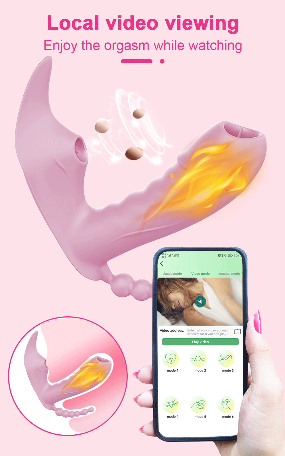 Wireless Remote Control 3 in 1 Bluetooth APP Dildo Vibrator Vagina Sucker Clitoris Stimulator Sex Toys for Women Couple Adult 18